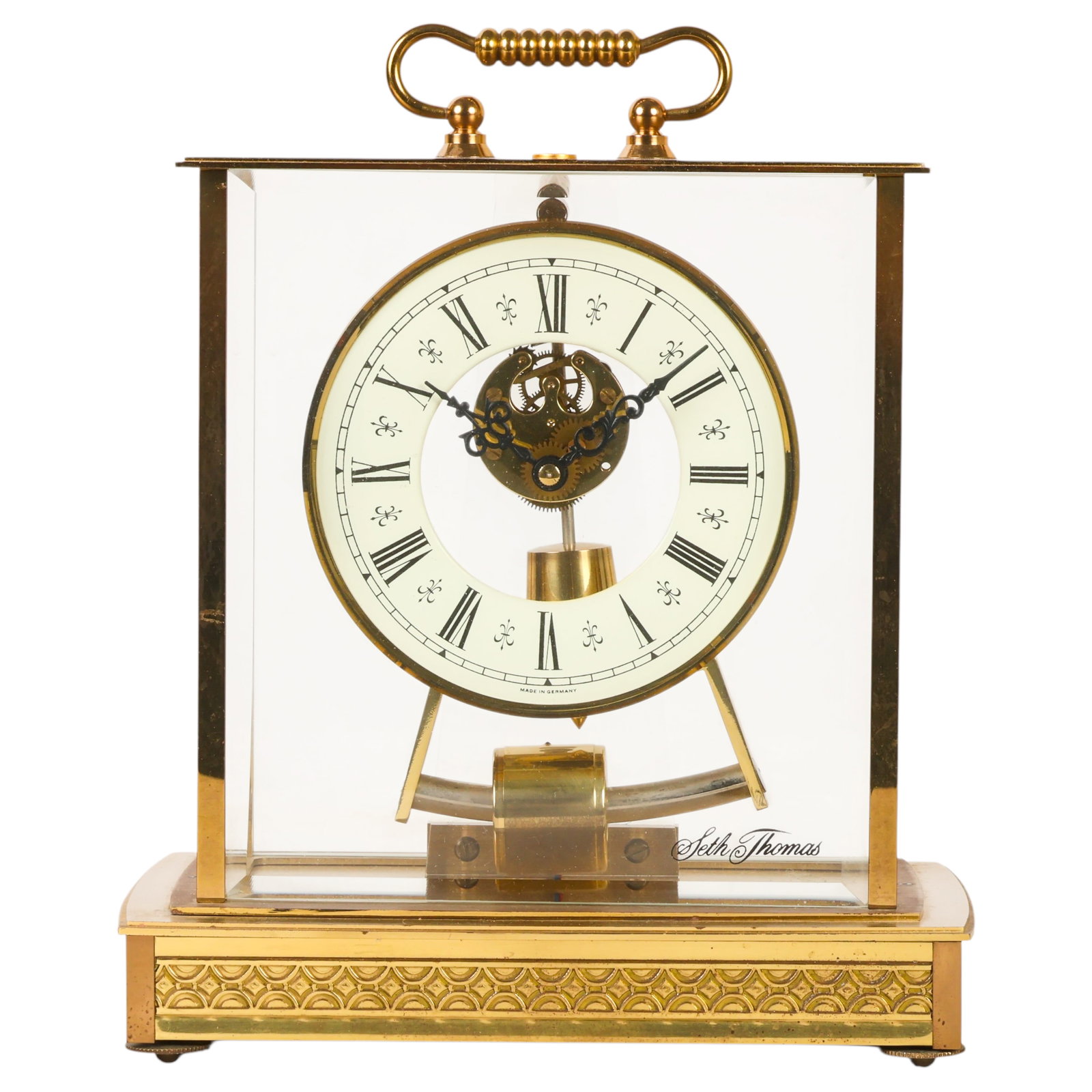 Seth Thomas Model 792 Pendulum Skeleton Desk Clock (1 of 8)