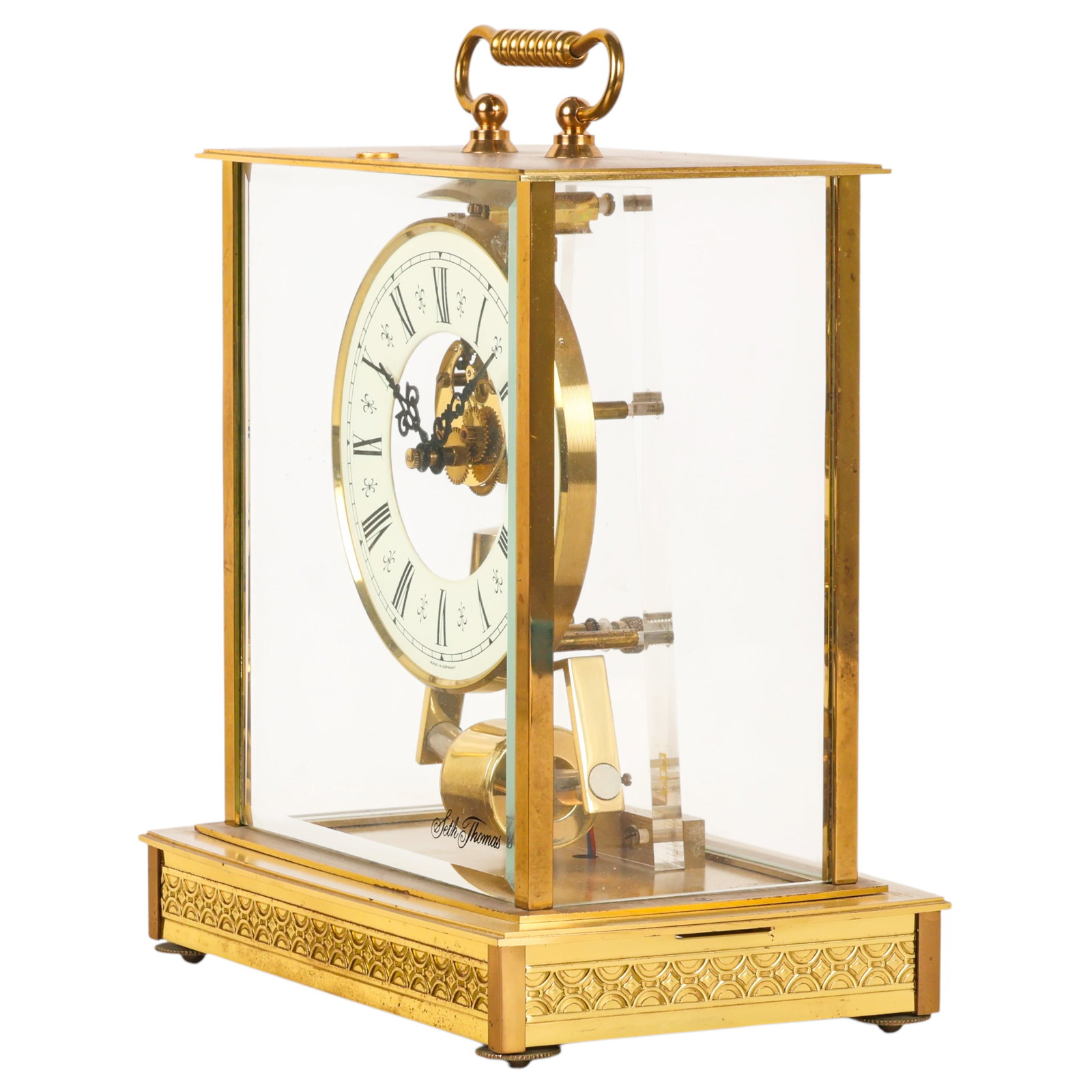 Seth Thomas Model 792 Pendulum Skeleton Desk Clock - 3