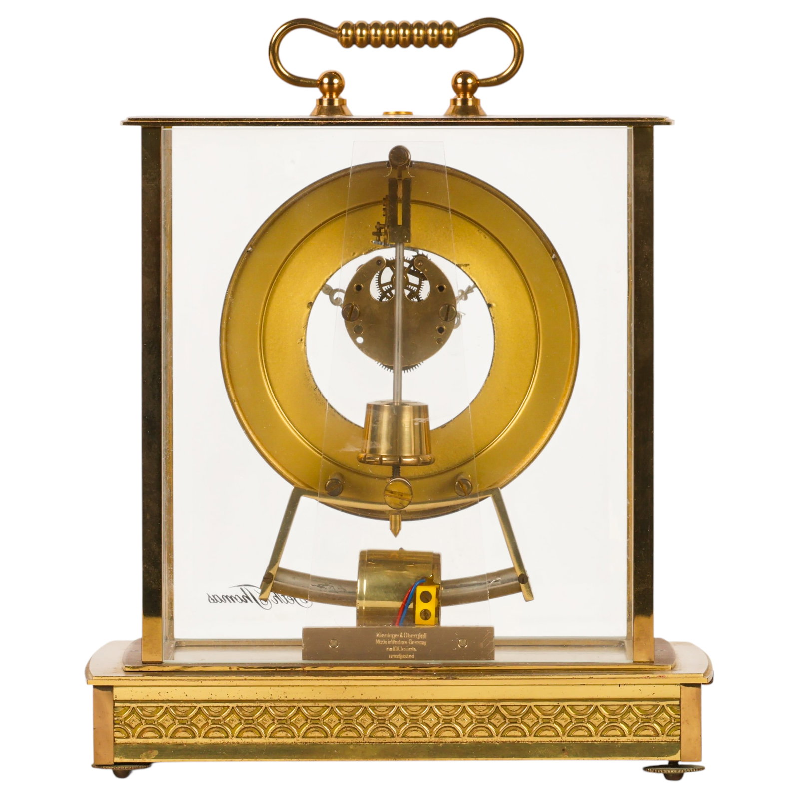 Seth Thomas Model 792 Pendulum Skeleton Desk Clock - 4