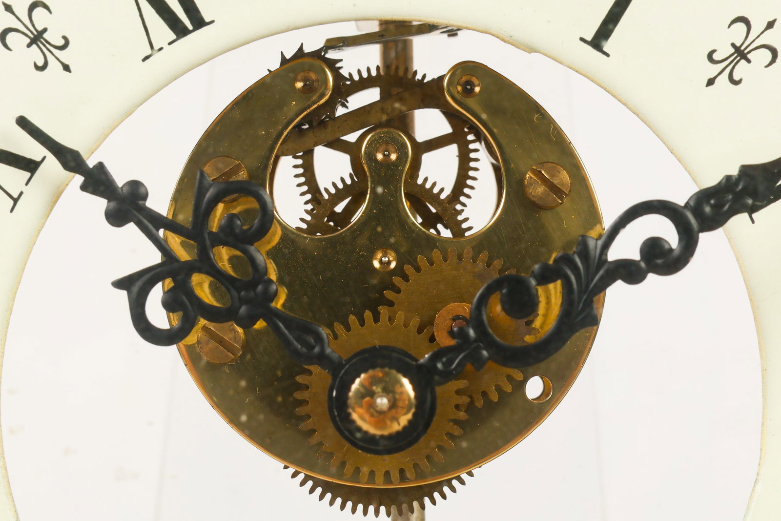 Seth Thomas Model 792 Pendulum Skeleton Desk Clock - 6