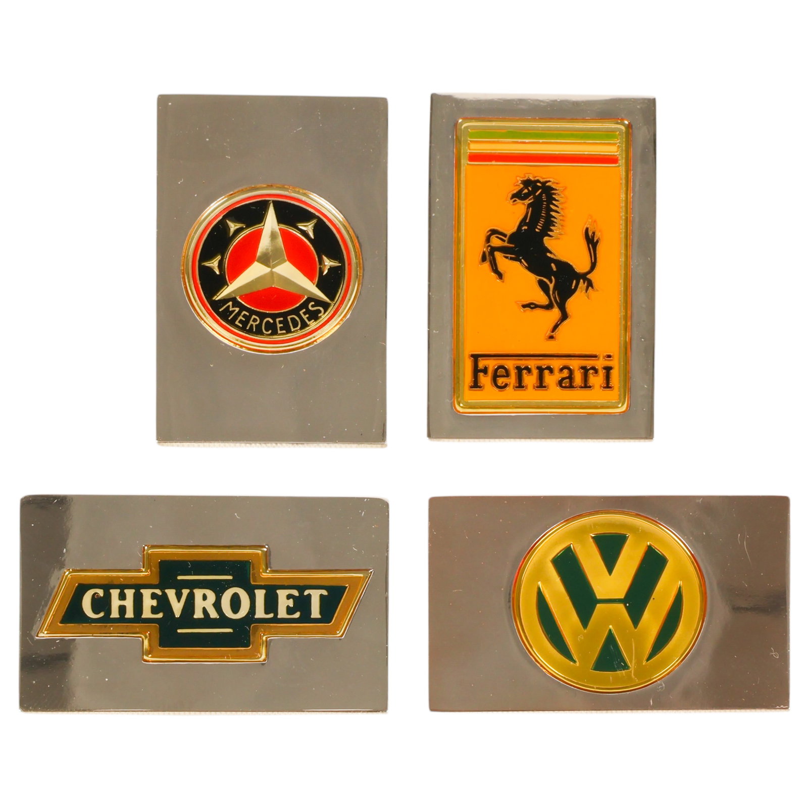 Sterling Silver Franklin Mint Auto Emblems 97pc - 10