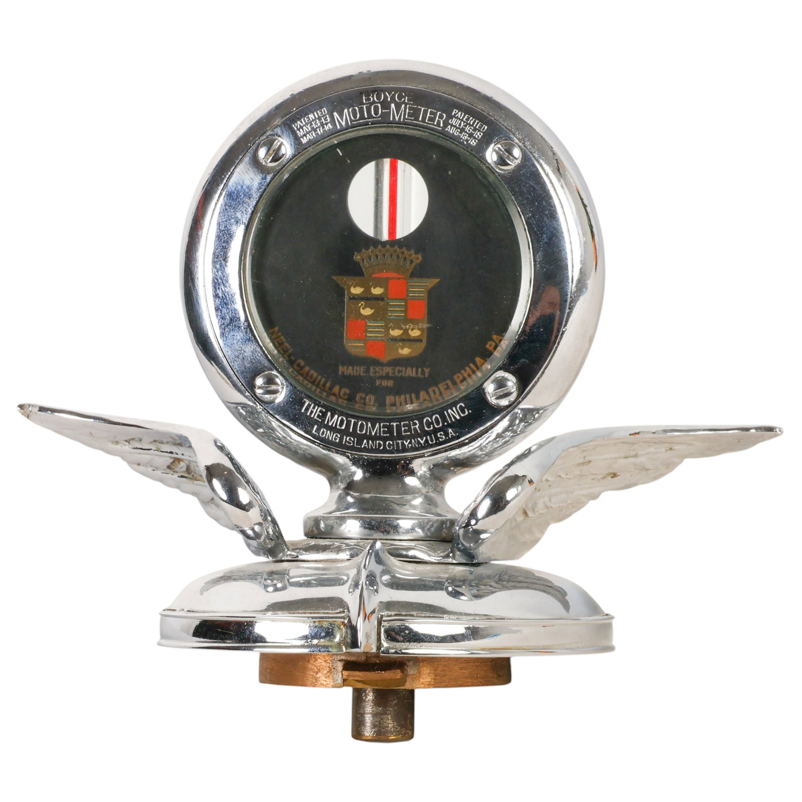 Boyce Motometer Cadillac Winged Radiator Cap Gauge (1 of 7)