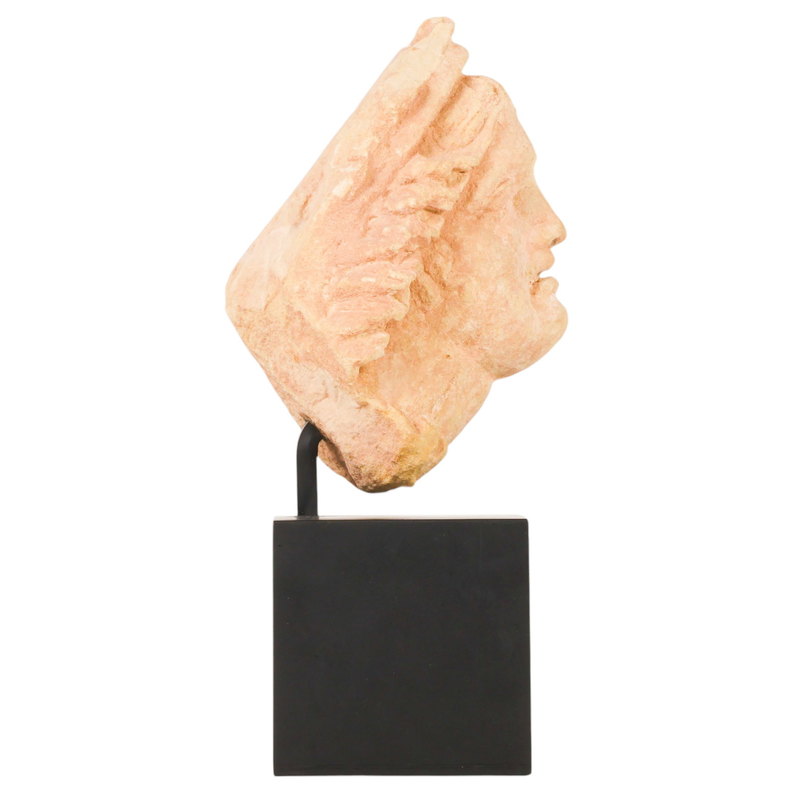 Hellenistic Limestone Alexander the Great Bust - 3