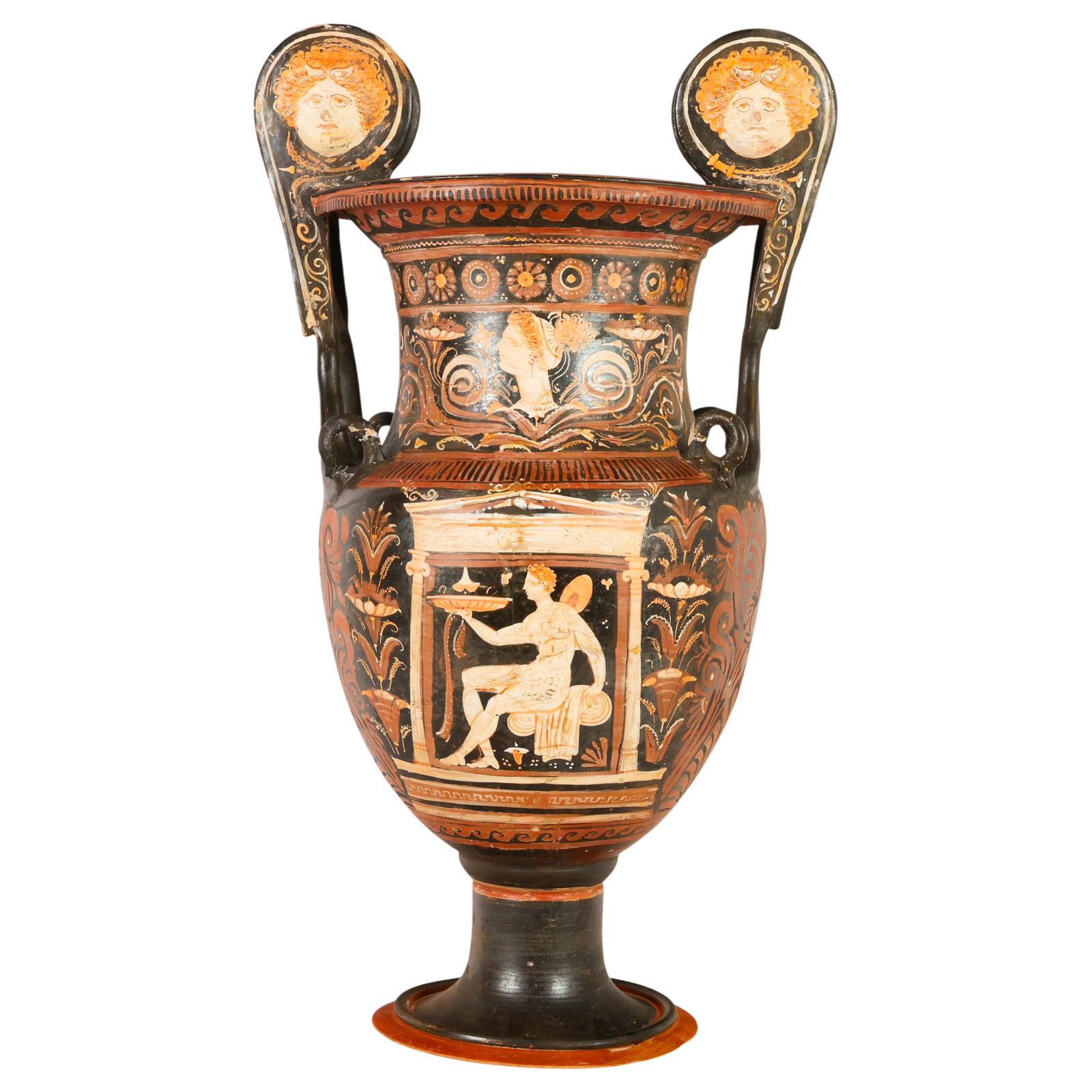 Apulian Red-Figure Style Terracotta Volute Krater (1 of 7)