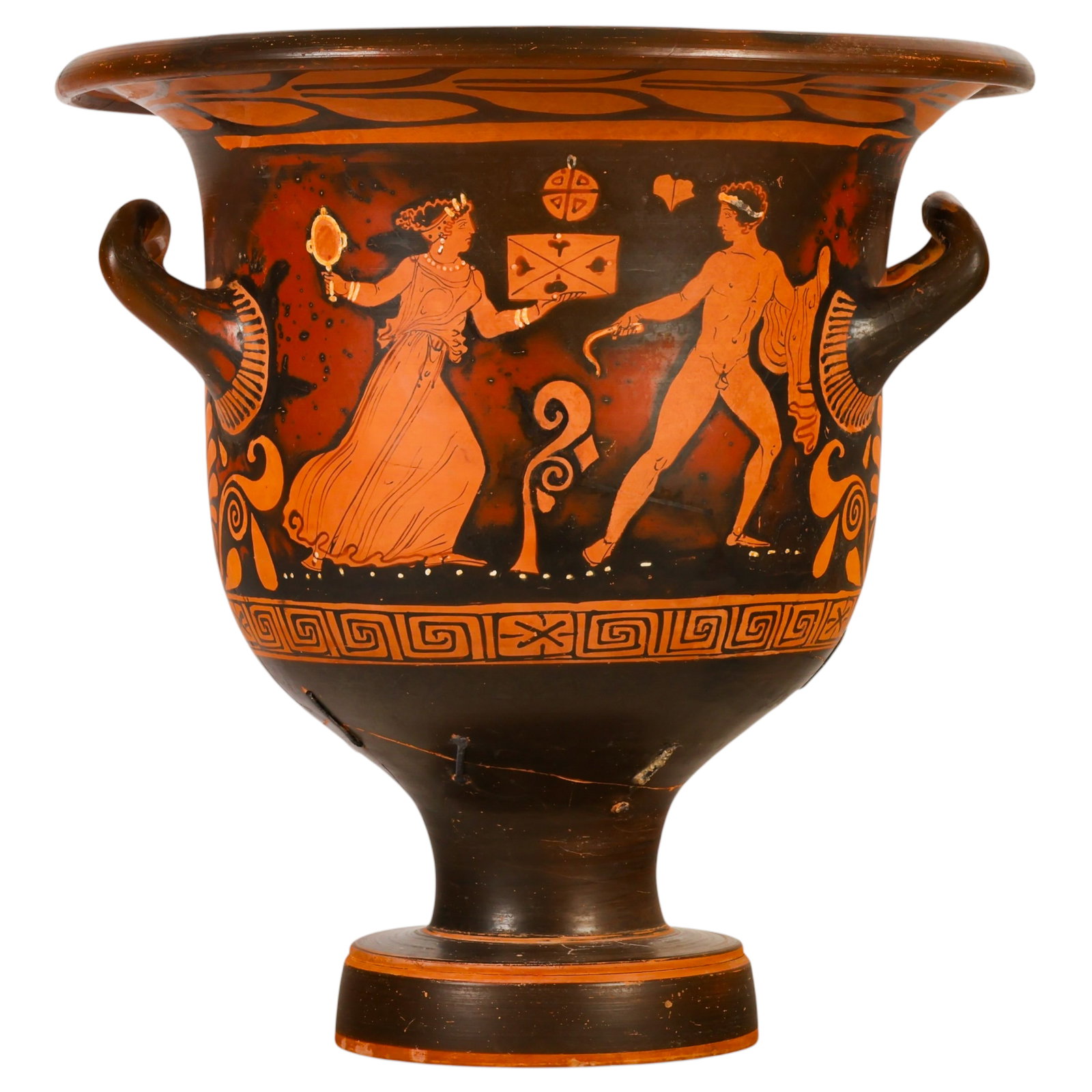 Apulian Red-Figure Style Terracotta Bell Krater (1 of 8)