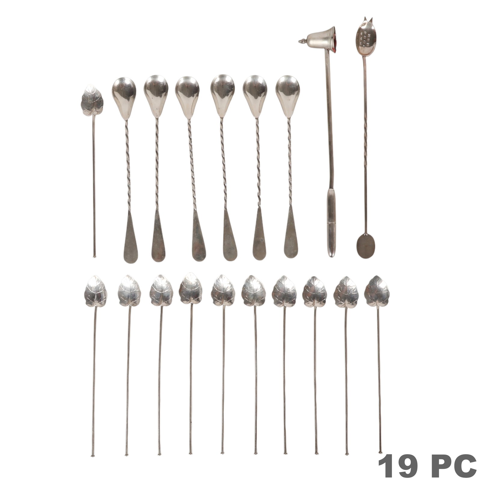 Sterling Silver Cocktail Straws Spoons & MORE 19pc (1 of 7)