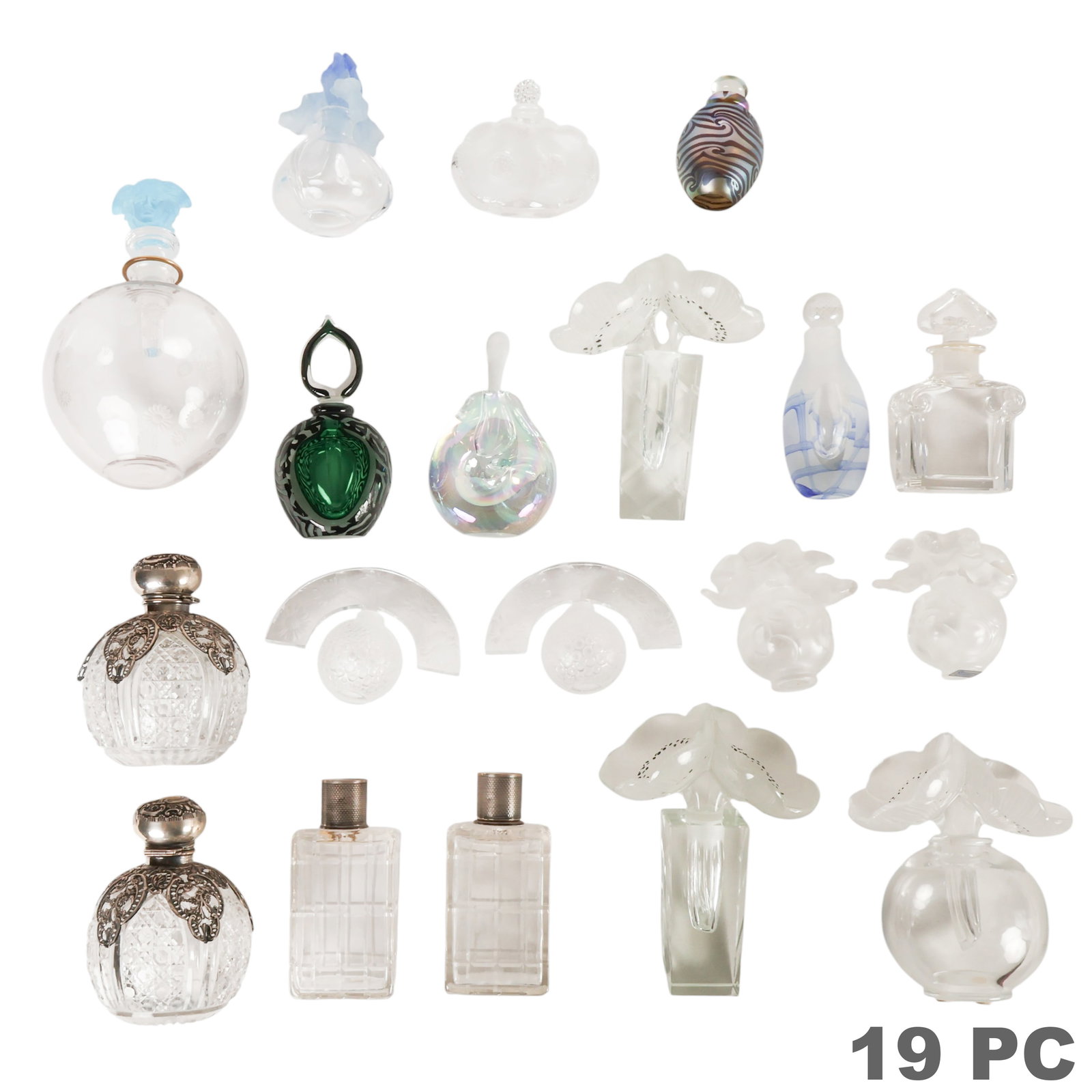 Lalique Daum Baccarat & MORE Scent Bottle 19pc LOT (1 of 8)