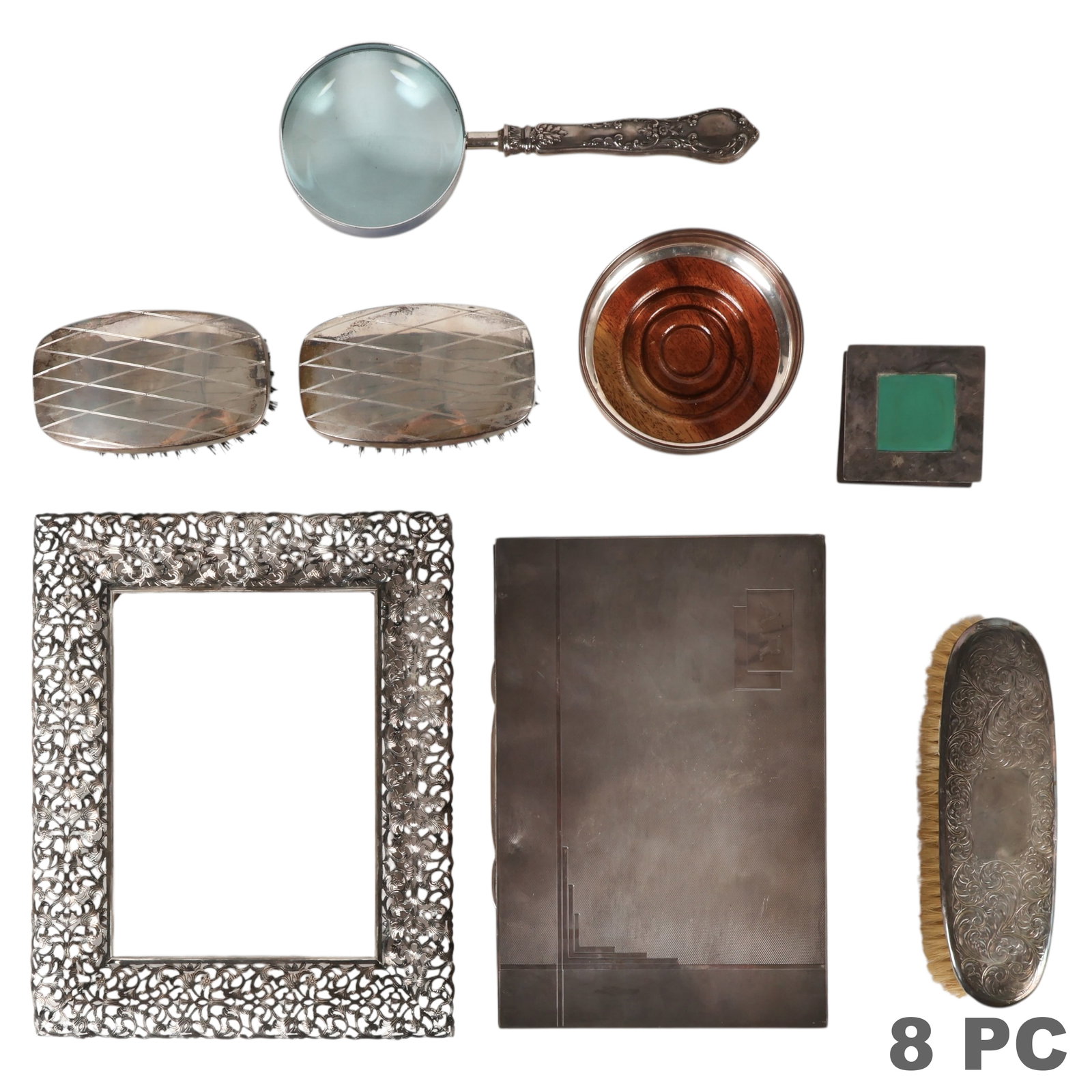 Sterling & 800 Silver Vanity and MORE Articles 8pc (1 of 6)
