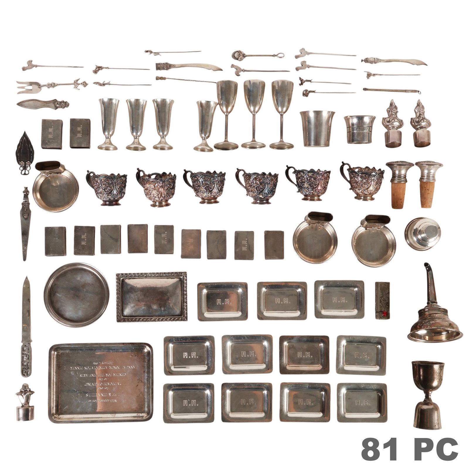 Sterling Silver Smoker Set Accessories & More LOT (1 of 7)