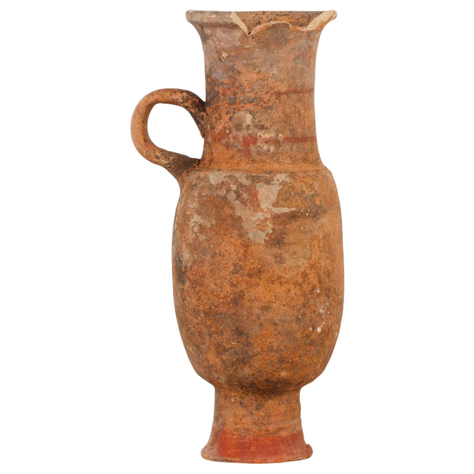 Ancient Greek Red Rings Apulian Wine Jug with COA (1 of 8)