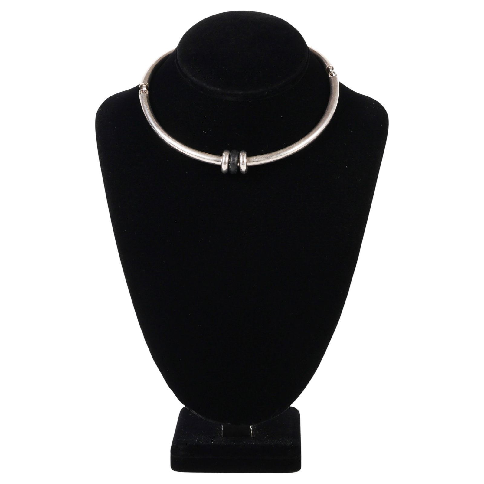 Puig Doria Sterling Silver Modern Choker Necklace (1 of 6)