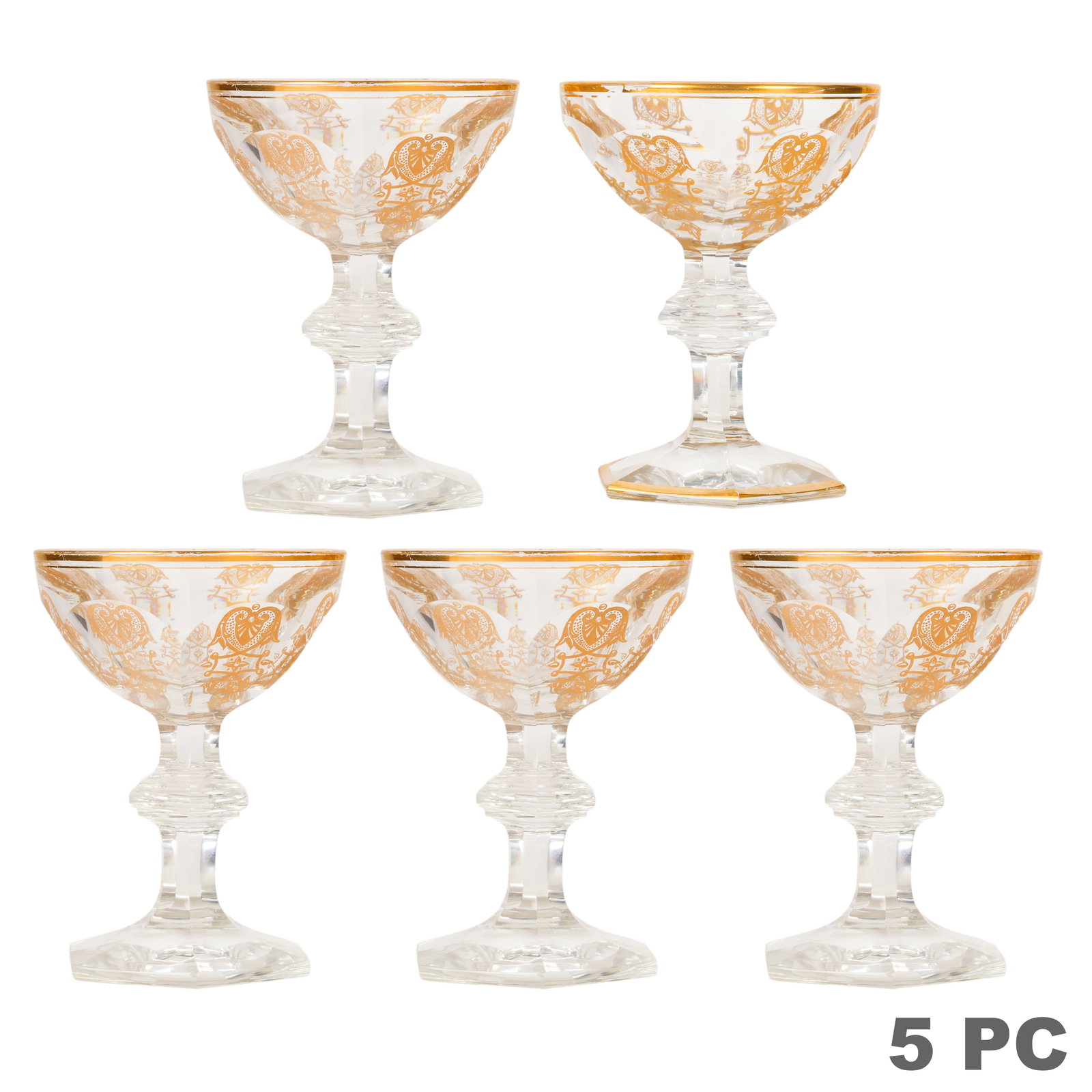 Harcourt Empire Baccarat Champagne Sherbet SET (1 of 8)