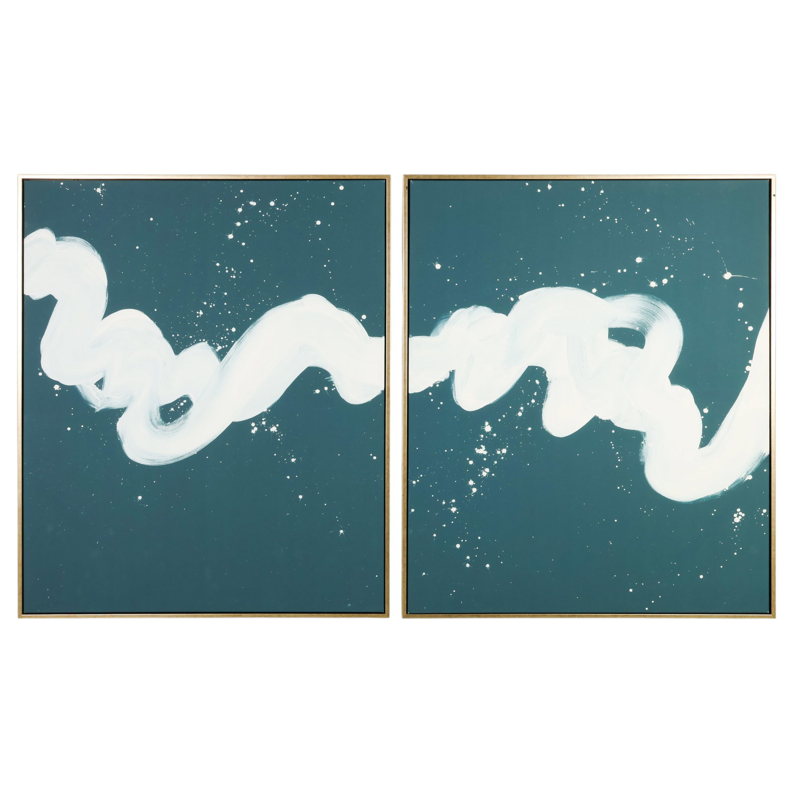 Christopher Kennedy Shadowed Sweep I & II Painting (1 of 7)