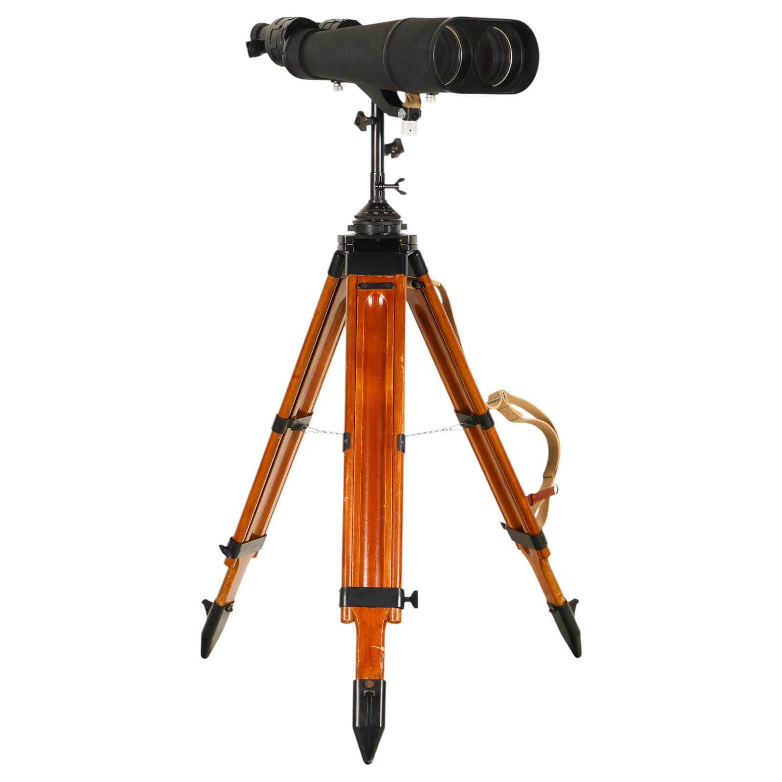 Long Range Observation Binoculars on Wood Tripod (1 of 8)
