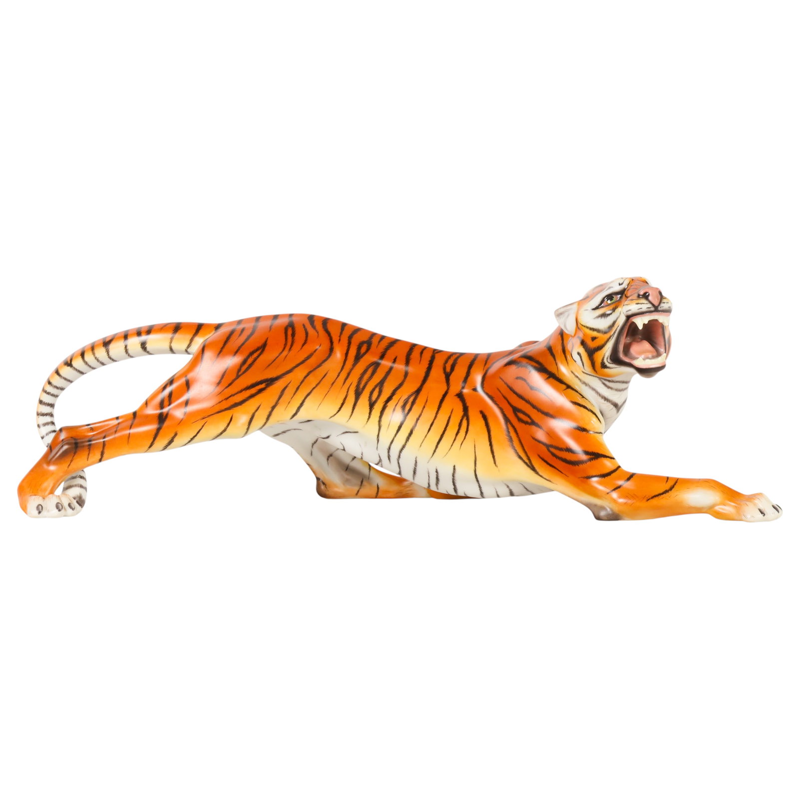 Herend Hungarian Porcelain Stalking Tiger Figurine (1 of 6)