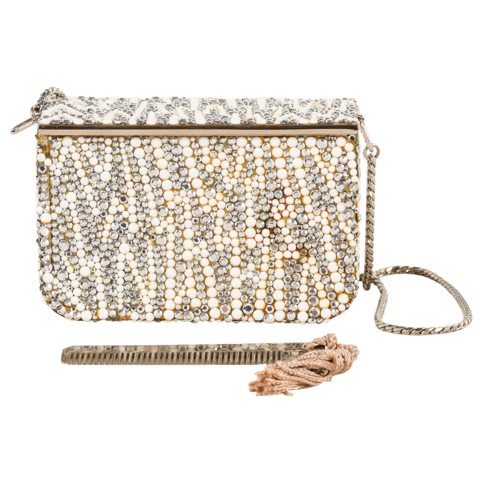 Judith Leiber Vintage Embellished Minaudiere Bag (1 of 6)