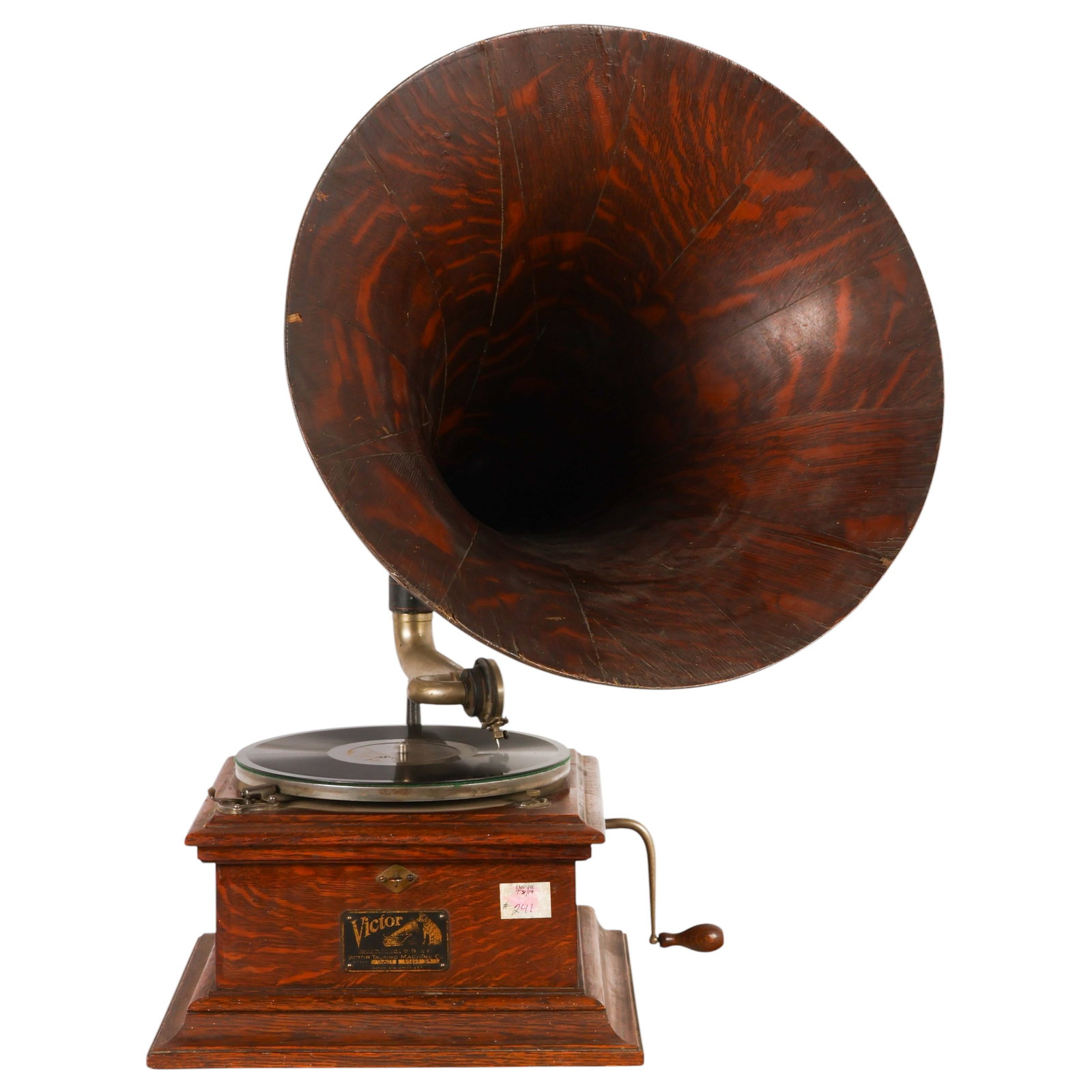 Antique Victor Talking Machine Gramophone and Horn (1 of 9)