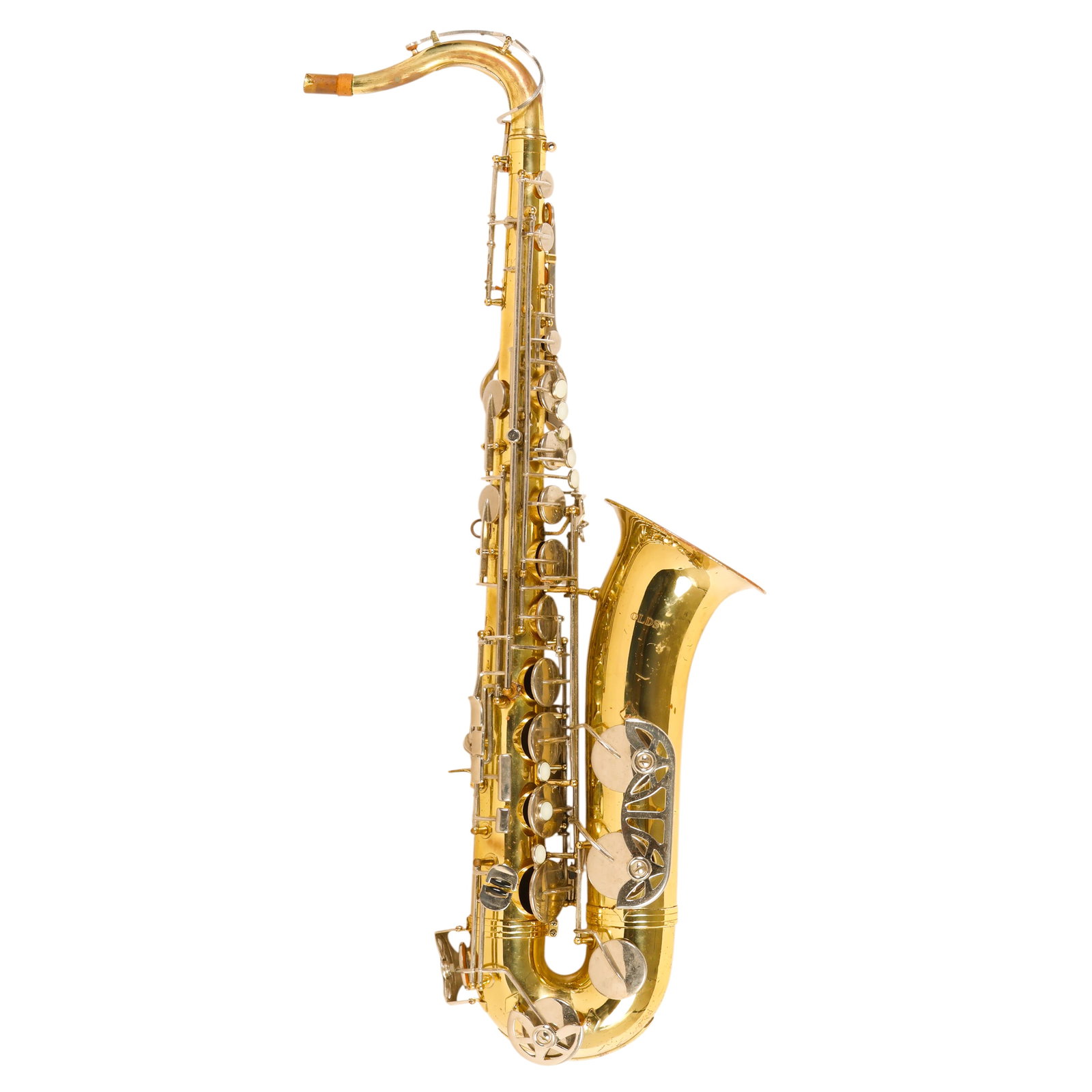 F E Olds Brass Tenor Saxophone Serial #69017 Case (1 of 9)