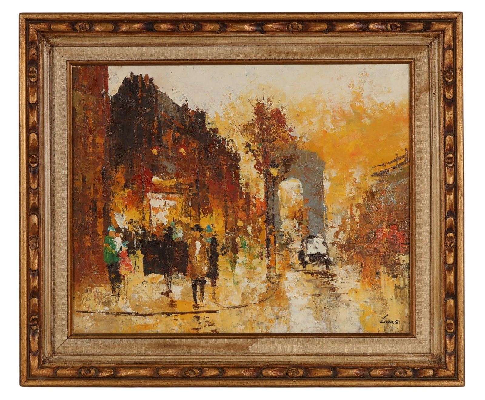 Lucas 20C Paris School Autumnal Street Painting (1 of 6)