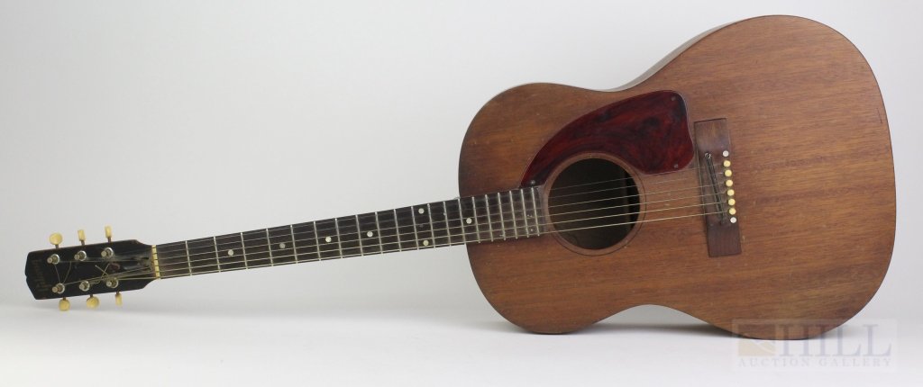 Vintage 1968 Gibson Acoustic 6 Six String Wood Guitar: Vintage 1968 Gibson Acoustic Guitar. Nice straight neck. Good neck angle. Having Original Tuners And Hardware. Mother Of Pearl Inlay Markers. Having Minor Surface Scratches Consistent With Age And Usa