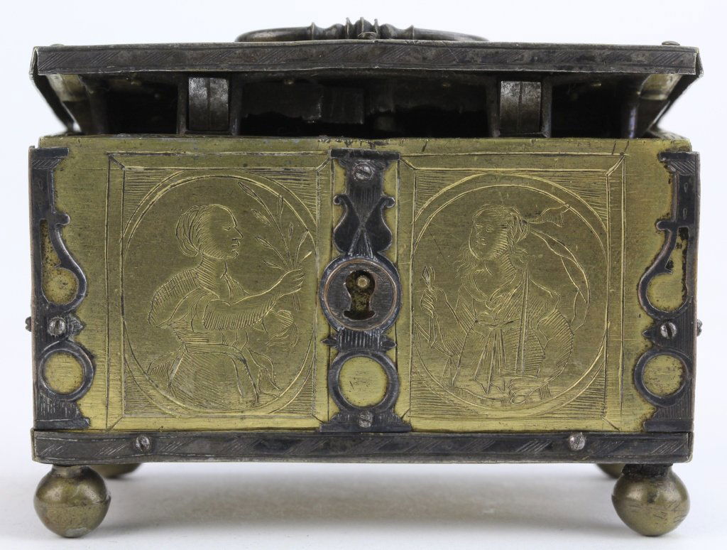 Rare 17th Century Miniature Casket Michel Mann (1 of 10)