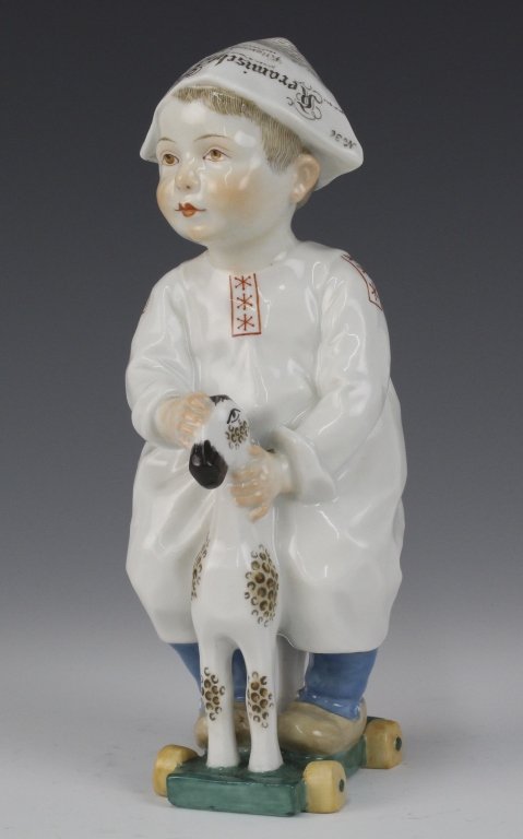 Meissen Germany Hentschel Porcelain Child Figurine (1 of 8)