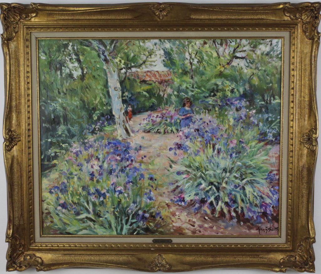 Max Agostini IRIS French Impressionist Painting (1 of 6)