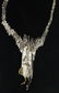ERTE GOLD & STERLING NECKLACE CONVERT BROOCH - 5