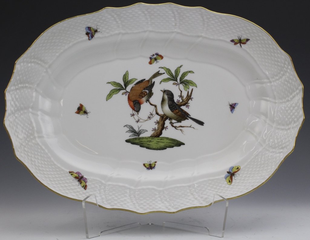 Herend Rothschild Porcelain Serving Platter (1 of 9)