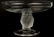 Lalique French Crystal Shell Form Compote Bowl
