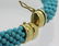 18k Hollywood Regency Coral Turquoise Bracelet - 5