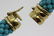 18k Hollywood Regency Coral Turquoise Bracelet - 6