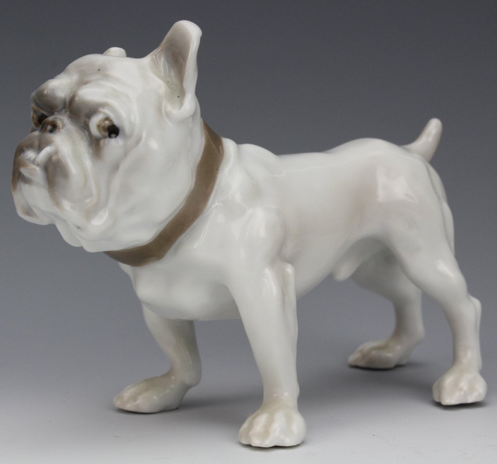 Bing Grondahl Denmark Bulldog Porcelain Figurine (1 of 7)