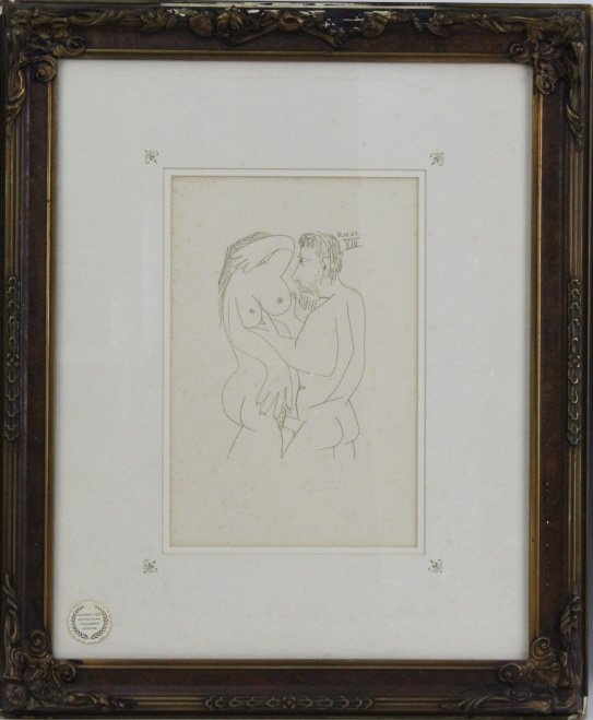 After: Signed Picasso Le Gout Du Bonheur Print (1 of 7)