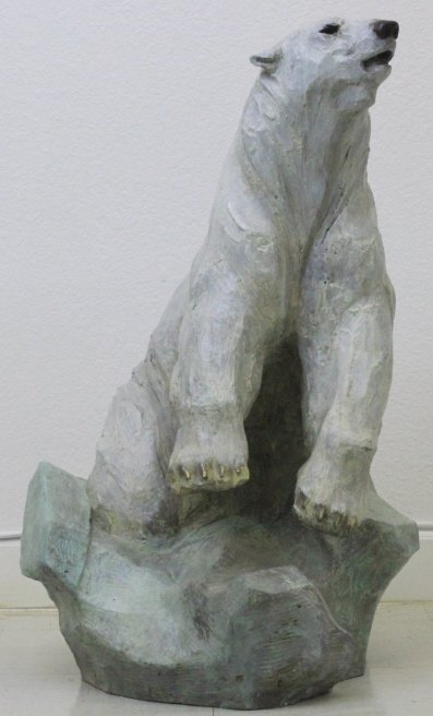Dennis Anderson Polar Bear L/E Bronze Sculpture (1 of 8)