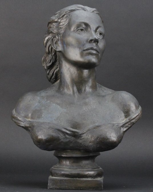 Wheeler Williams 16" Bronze Bust of Tuesday Weld: Wheeler Williams (1897-1972 American) Crafted Of Fine Quality Solid Cast Bronze of Hollywood Starlet Tuesday Weld. Purchased directly from her sister's estate in Miami Beach. Signed and dated on back