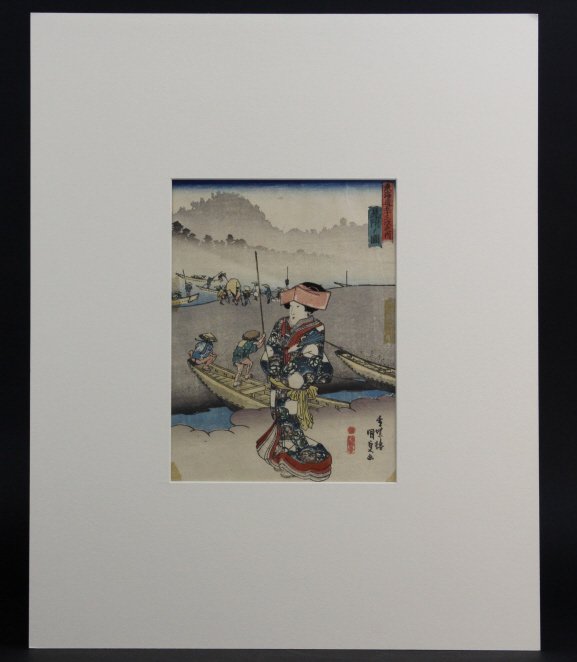 Antique Japanese Utagawa Kunisada Wood Block Print (1 of 7)