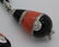 18K Gold Red Coral & Black Onyx Diamond Drop Earrings - 4