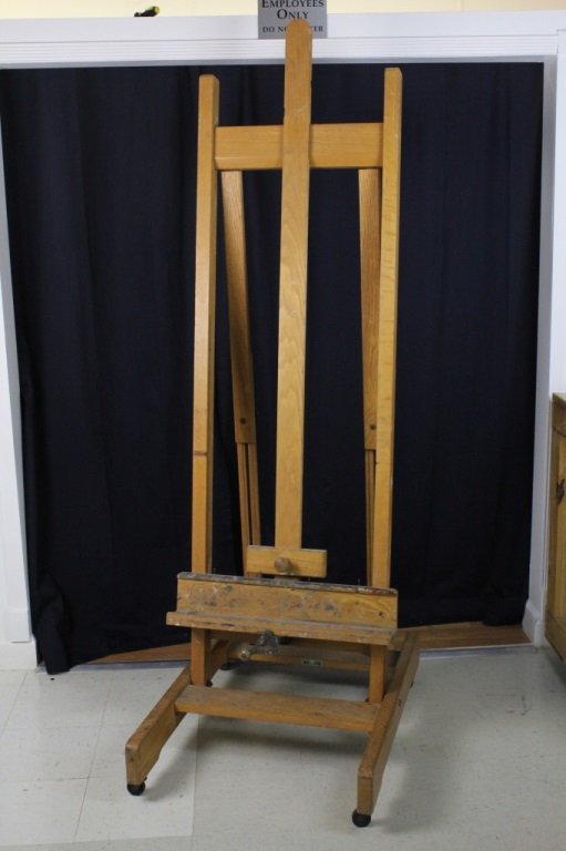 Morris Lapidus Estate Personal Wooden Studio Art Easel (1 of 9)