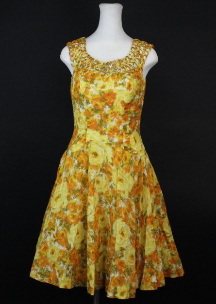 LOT 5 Vintage ALIX of MIAMI 50's Ladies Clothing Dress (1 of 10)