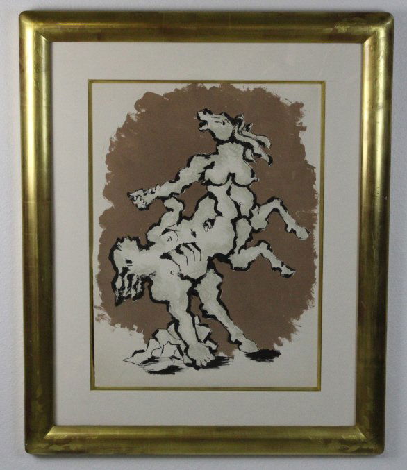 Jacques Lipchitz HORSE Lithograph Litho Print LISTED (1 of 6)