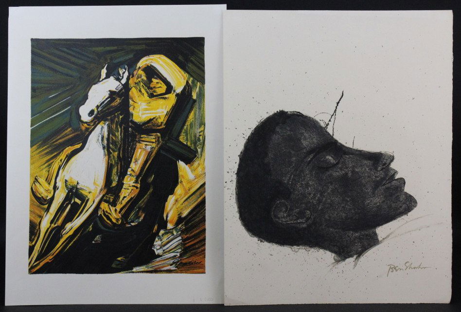 Collection 13 Collector Guild Master ART Print Etching: Collection of 13 Great Masters from the Collectors' Guild loose prints. Published by The Fine Arts Group in 1978. Includes: (2) Ben Shahn Beside the Dying, (2) Beside the Dead; Andre Derain Nude Sitti