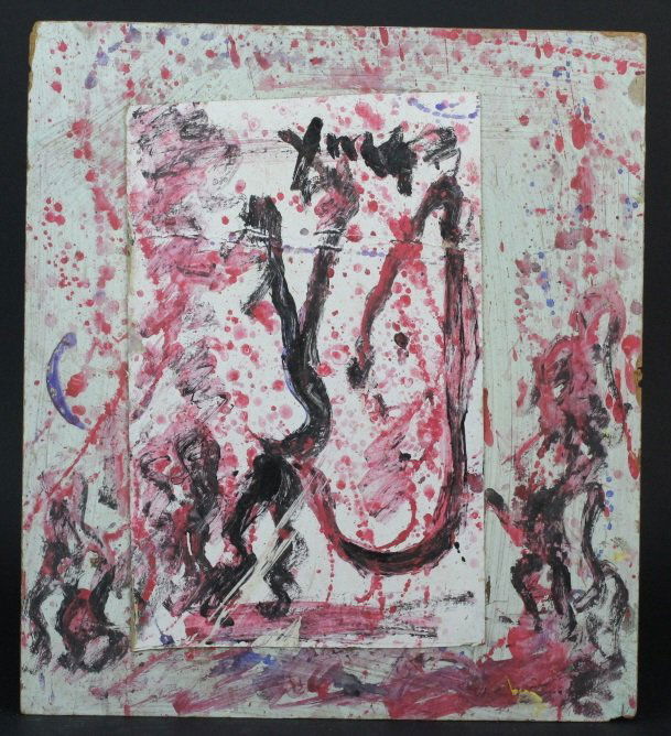 Purvis Young Spirit Angel Outsider Folk Art Painting (1 of 8)