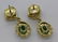 Pair of 18k Gold 2.5 Ct Tw Emerald & Diamond Earrings - 2