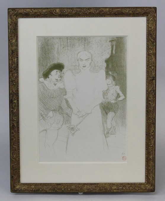 Henri Toulouse Lautrec Madame Caron dans Faust Print (1 of 7)