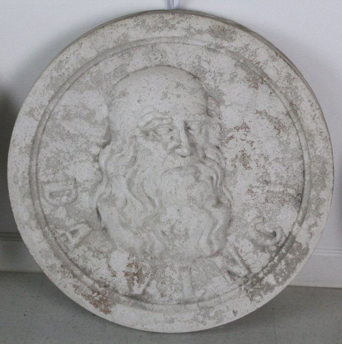 DaVinci Bas Relief Architectural Medallion Miami (1 of 3)