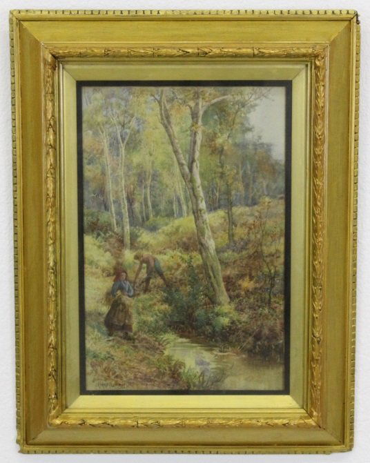 Signed Joseph Kirkpatrick 1872-1930 Watercolor Painting (1 of 6)