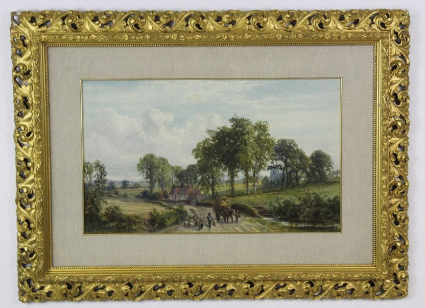 John Faulkner Irish Watercolor Landscape Art Painting (1 of 7)