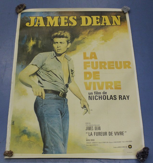 Vintage James Dean La Fureur de Vivre Movie Poster (1 of 5)