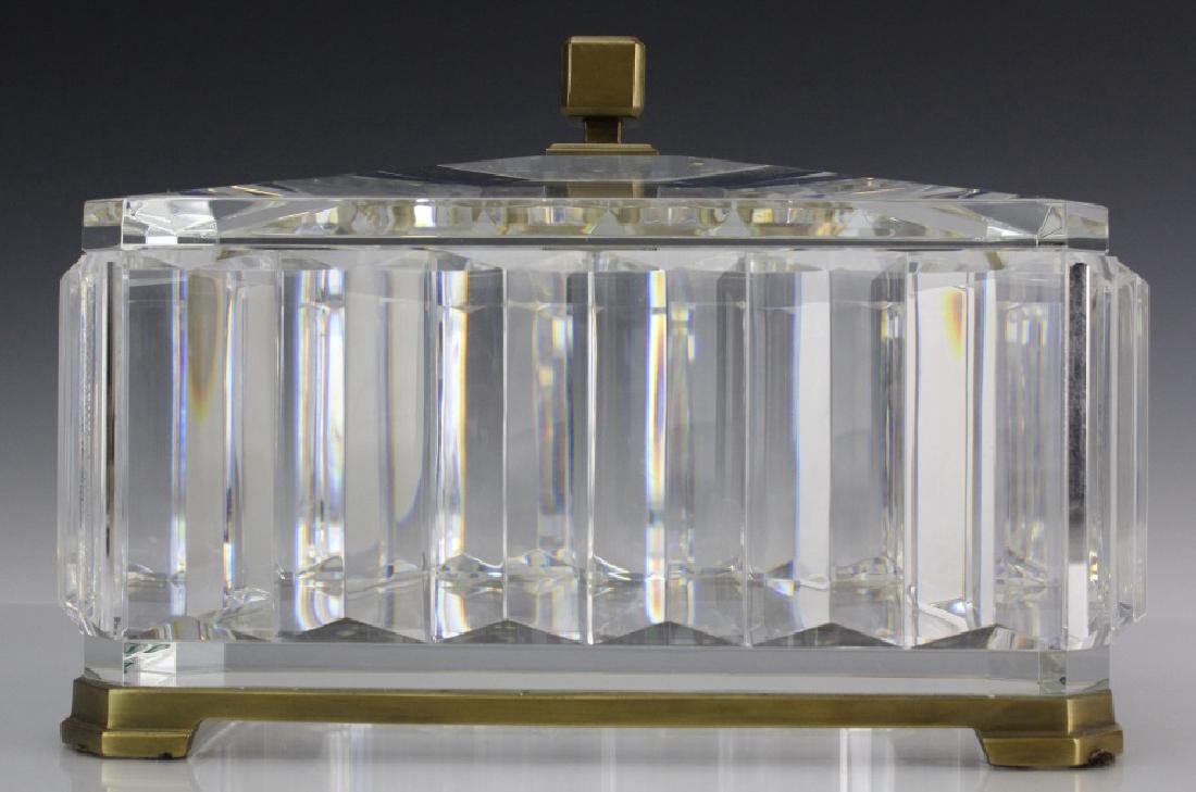 Fine Baccarat Quality French Crystal Casket Box (1 of 6)